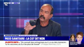 Philippe Martinez (CGT): "On est en train de recenser les entreprises où on dit aux salariés: 'tu te vaccines ou tu n'as plus de boulot'"