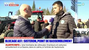 Colère des agriculteurs dans les Alpes-de-Haute-Provence: un arboriculteur demande des "actes" au-delà "des grandes paroles" 