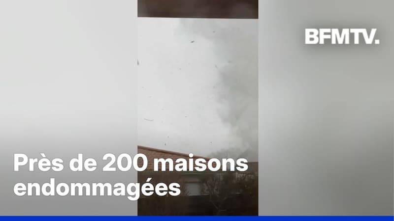 Une tornade a frappé la ville de Mios, en Gironde