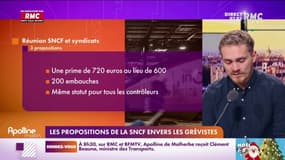 Les propositions de la SNCF envers les grévistes 