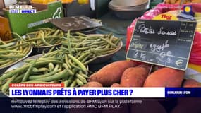Colère des agriculteurs: les Lyonnais prêts à payer plus cher?