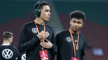 Jamal Musiala et Karim Adeyemi lors d'un match de l'Allemagne en novembre 2022