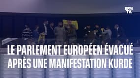 Le Parlement européen évacué après une manifestation de militants kurdes