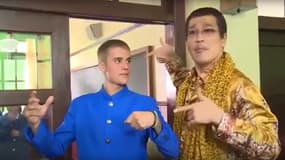 Kazuhiko Kosaka et Justin Bieber