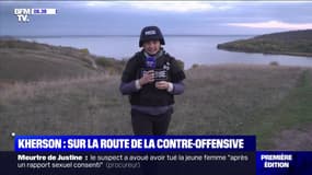 Sur la route de la contre-offensive ukrainienne, près de Kherson