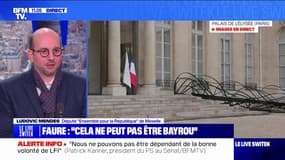Coalition gouvernementale: "Les présidents de groupes doivent se réunir pour définir ce qui peut nous rassembler", déclare Ludovic Mendes, député "Ensemble"