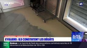 Après les intempéries, les habitants d'Eygliers constatent les dégâts