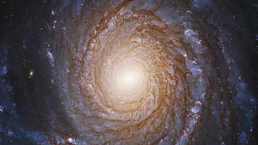 La galaxie NGC 3147, au coeur de laquelle a été repérée le trou noir défiant les lois de l'astronomie.