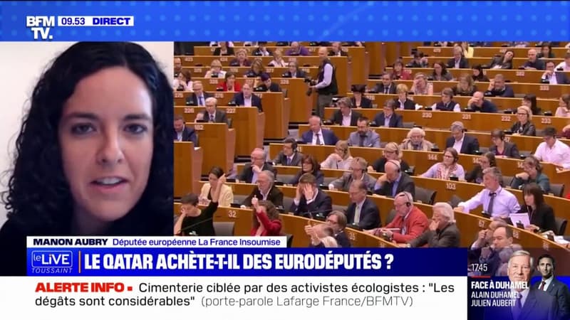 Manon Aubry, eurodéputée LFI: 