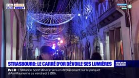 Strasbourg: le quartier du carré d'or a dévoilé ses illuminations de Noël