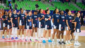 Les joueuses de l'équipe de France de basket le 15 juin 2023