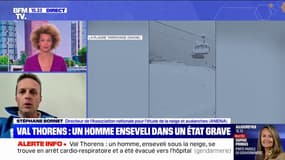 Risques d'avalanche : "Le risque 5, c'est quelque chose de tout à fait exceptionnel", explique Stéphane Bornet de l'association nationale pour l'étude de la neige et avalanches