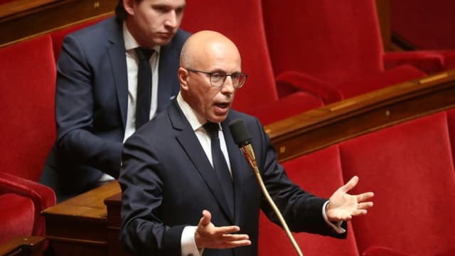 Le député Les Républicains Eric Ciotti à l'Assemblée nationale le 7 mai 2020