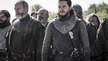 Liam Cunningham et Kit Harington