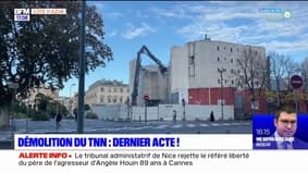 Nice: la dernière phase de destruction du TNN a débuté