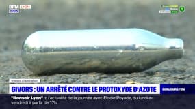 Rhône: un arrêt contre le protoxyde d'azote à Givors