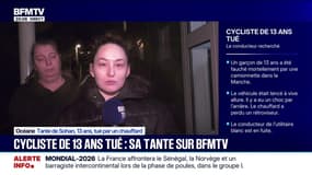Cycliste de 13 ans tué : sa tante demande au responsable "d'avoir le courage de se rendre"