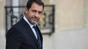 Le ministre de l'Intérieur Christophe Castaner sort de l'Elysée, le 7 novembre 2019