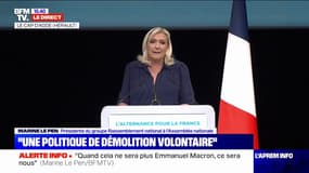 Marine Le Pen: "Rien ne peut résister à la vague qui s'est levée“ 