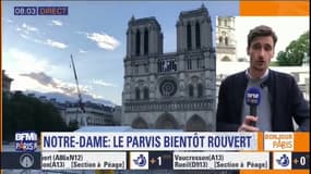 Le parvis de Notre-Dame bientôt rouvert