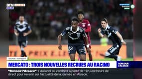 Ligue 1: trois nouvelles recrues pour le Racing Club de Strasbourg. 
