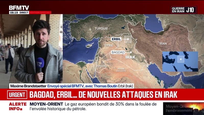 Bagdad, Erbil...Plusieurs villes irakiennes visées par des frappes iraniennes