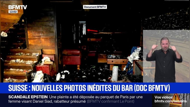 DOCUMENT BFMTV - Crans Montana: les photos du bar "le Constellation" prises par la police suisse après l'incendie