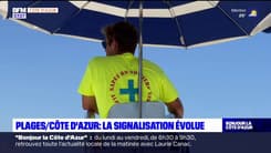Côte d'Azur: la signalisation évolue sur les plages