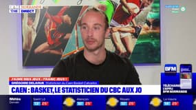 J'aime mes Jeux: Grégoire Delarue, statisticien du Caen Basket Calvados, sélectionné pour les JO