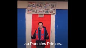 Pierre-Yves BOURNAZEL devant le Parc des Princes
