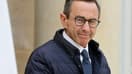 Le ministre de l'Intérieur Bruno Retailleau à la sortie de l'Elysée, le 7 mai 2025 à Paris