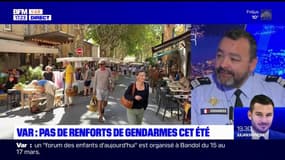 Var: "Le même nombre de gendarmes présents cet été que l'été d'avant", selon le colonel Guillaume Dinh