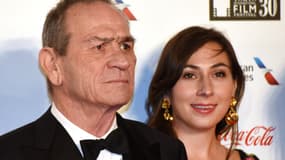 Tommy Lee Jones et sa fille Victoria Jones au festival du film international de Tokyo le 25 octobre 2017