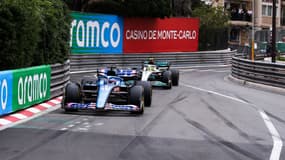 Fernando Alonso lors du GP de Monaco. 