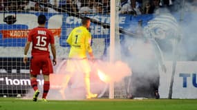 Anthony Lopes lors de Marseille-Lyon 2015