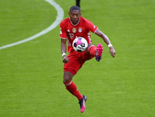 Le défenseur autrichien du Bayern, David Alaba, lors d'un match de Bundesliga contre Mönchengladbach, à Munich, le 8 mai 2021 