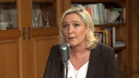 Marine Le Pen sur les antennes de BFMTV et RMC, le 15 avril 2022