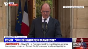 Jean Castex: "Nous devons réussir à vivre avec (le virus) sans nous laissez entraîner à nouveau dans une logique de confinement généralisée"