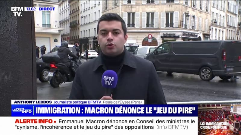 Loi immigration: Emmanuel Macron dénonce 
