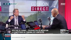 "Sur les enjeux patrimoniaux, Laura demande qu'une part lui revienne. Quelle part? Nous ne connaissons pas aujourd'hui l’état de la fortune de Johnny Hallyday"