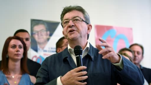 Jean-Luc Mélenchon se dit mercredi dans Le Parisien "content" de voir le "donneur de leçons" Richard Ferrand "épinglé"