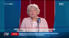 Professeur Dominique Le Guludec, présidente de la Haute autorité de santé salue "l'avancée extrêmement dynamique de la vaccination (...) On voit enfin le bout de cette épidémie"