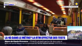 Marseille: la RTM effectue des tests de connexion sur les deux lignes de métro pour une mise en service de la 4G