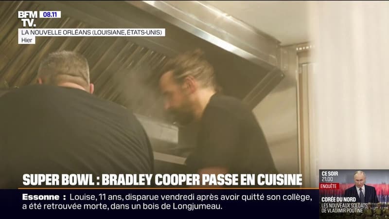 Super Bowl 2025: Bradley Cooper, grand fan des Philadelphia Eagles, a préparé des sandwichs pour les supporters à La Nouvelle-Orléans