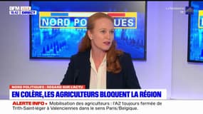 Nord: Violette Spillebout et Jean-Marc Gosset au soutien des agriculteurs