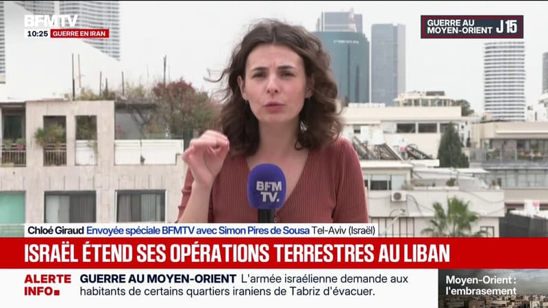 Guerre au Moyen-Orient: l'armée israélienne étend ses opérations terrestres au Liban