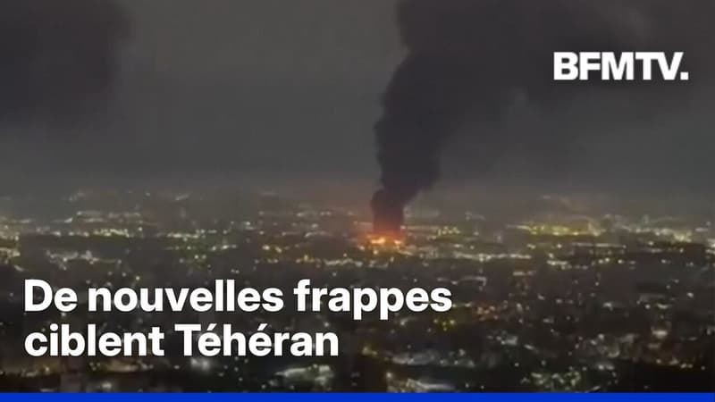 Guerre au Moyen-Orient: de nouvelles frappes ciblent la capitale de l'Iran