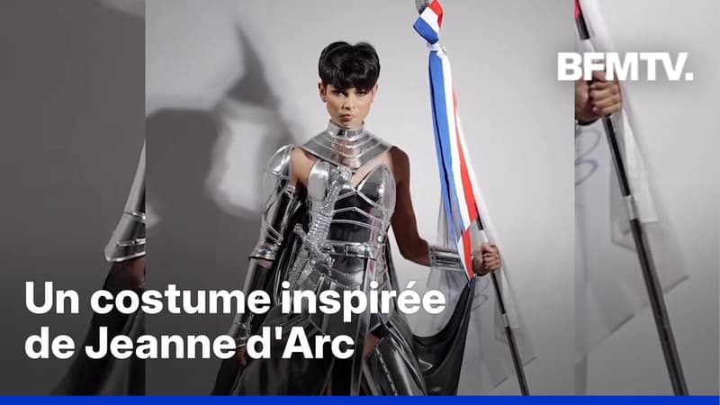Miss Univers 2025: Ãˆve Gilles dÃ©voile une armure inspirÃ©e de Jeanne d'Arc 