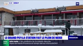 Alpes-de-Haute-Provence: la station du Grand Puy fait le plein de neige