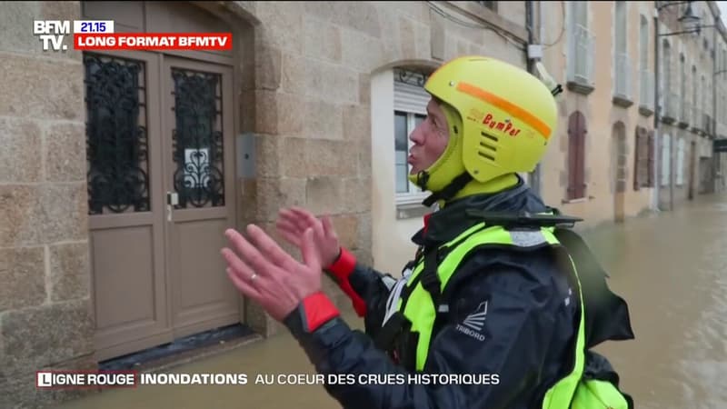 LIGNE ROUGE - Les secours confrontés au refus de certains habitants menacés par les crues de quitter leur domicile